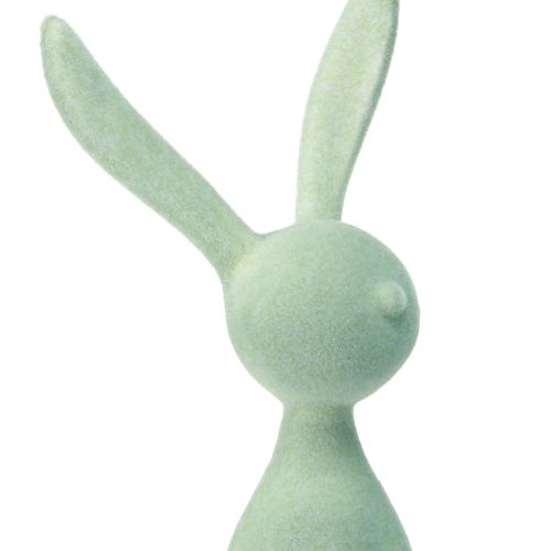 Floristik24 Sgabello Rabbit Edge Easter Bunny Floccato – 2a Scelta – Verde Marrone 28cm 3 Pezzi