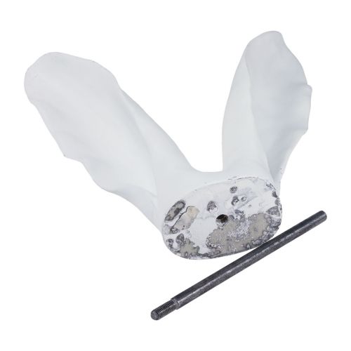 Floristik24 Decorazione coniglio orecchie di coniglio poliresina bianca 29×7,5×31,5 cm