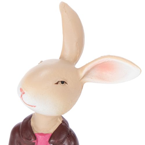 Prodotto Set di statuine di coniglietti pasquali, graziosa decorazione da tavola per Pasqua e primavera, 9 cm, 4 pezzi