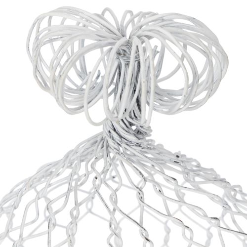 Prodotto Campanello vintage in filo metallico per decorazioni da tavola in stile rustico, 23 cm