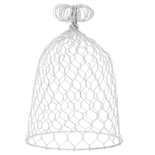 Prodotto Campanello vintage in filo metallico per decorazioni da tavola in stile rustico, 23 cm