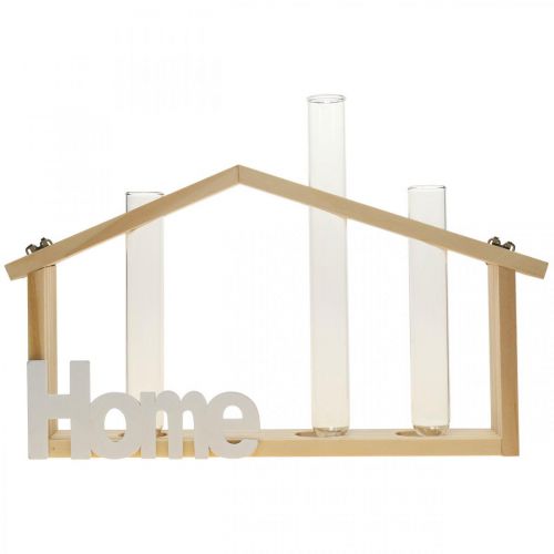 Prodotto Decorazione murale legno deco home provetta 27,5x4,5x14,5cm