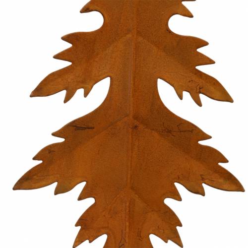 Floristik24 Patina di foglie autunnali da appendere 13 cm 4 pezzi