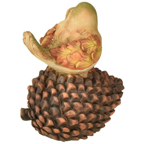 Prodotto Decorazione autunnale uccello decorazione cono uccello figura autunno H19cm
