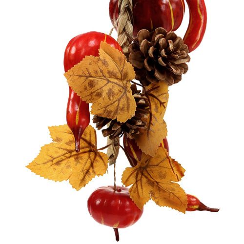 Floristik24 Ghirlanda autunnale di zucca, coni 60cm