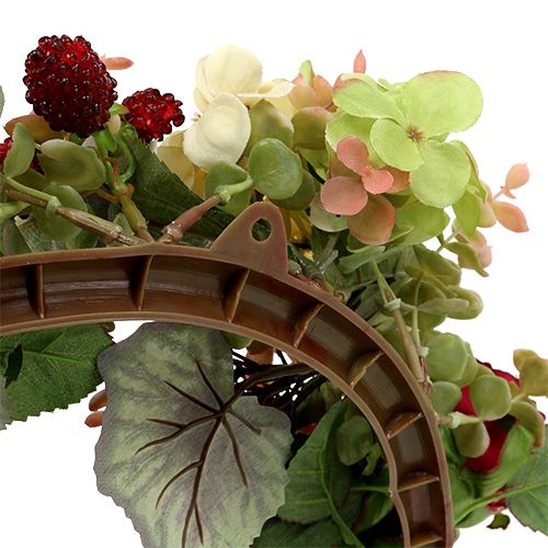 Floristik24 Ghirlanda autunnale con fiori, bacche Ø38cm