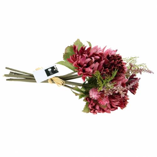 Floristik24 Mazzo di crisantemi mix viola 35cm