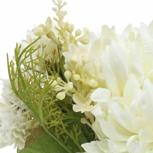 Prodotto Crisantemo Bouquet Mix bianco 35 cm
