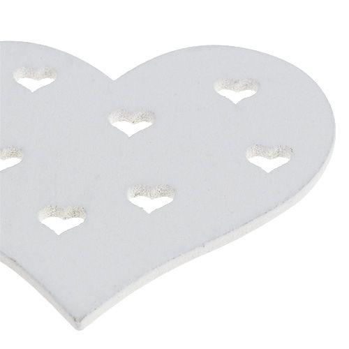 Prodotto Heart Mix White 3.3cm - 7cm 54pcs