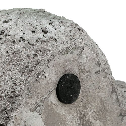 Floristik24 Cuore per piantare 24 cm x 25 cm grigio