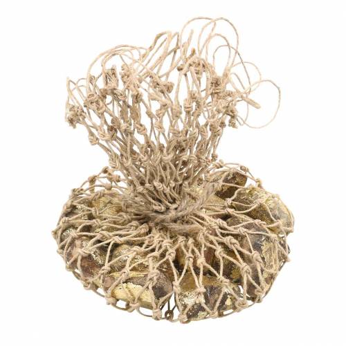 Floristik24 Cuori di legno legno di mango naturale, dorato, argento 3,5-4,2 cm × 3,6-4,5 cm 18 pezzi