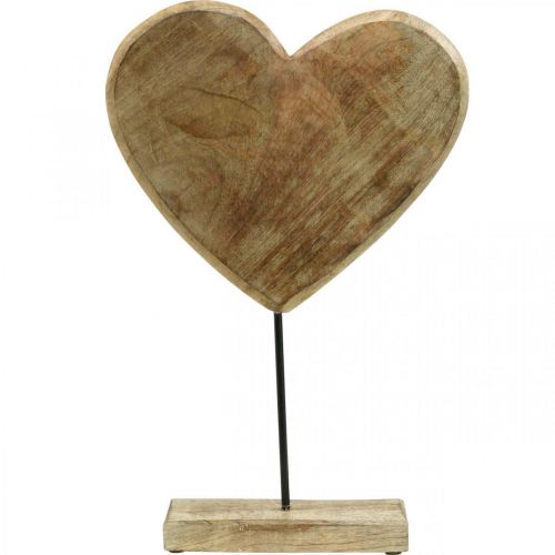 Floristik24 Cuore da mettere San Valentino Decorazione di nozze Festa della mamma Decorazione in legno H45cm