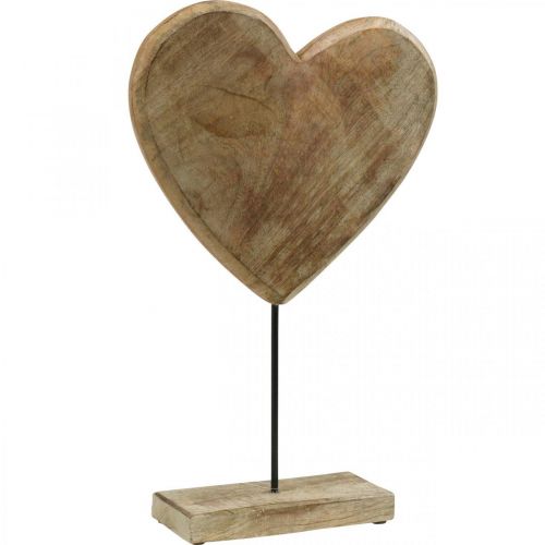 Floristik24 Cuore da mettere San Valentino Decorazione di nozze Festa della mamma Decorazione in legno H45cm