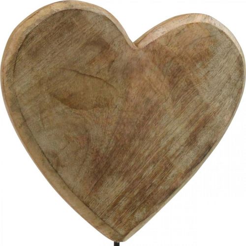 Floristik24 Cuore da mettere San Valentino Decorazione di nozze Festa della mamma Decorazione in legno H45cm