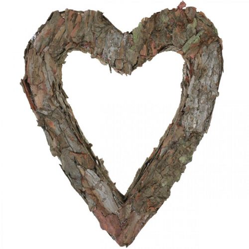 Prodotto Deco cuore aperto corteccia di pino decorazione autunnale decorazione tomba 30×24cm