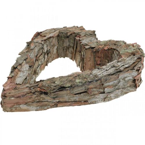 Prodotto Deco cuore aperto corteccia di pino decorazione autunnale decorazione tomba 30×24cm