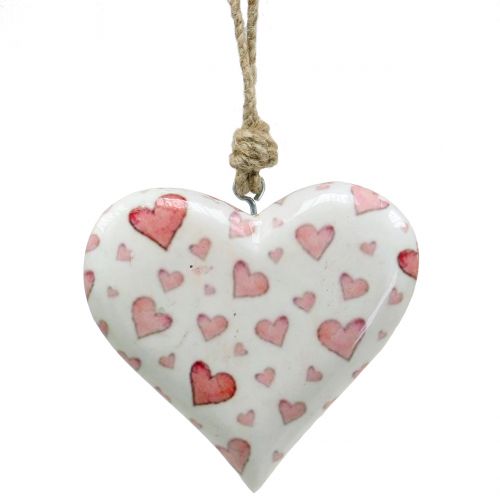 Appendiabiti Deco cuore in ceramica 11 cm x 10 cm