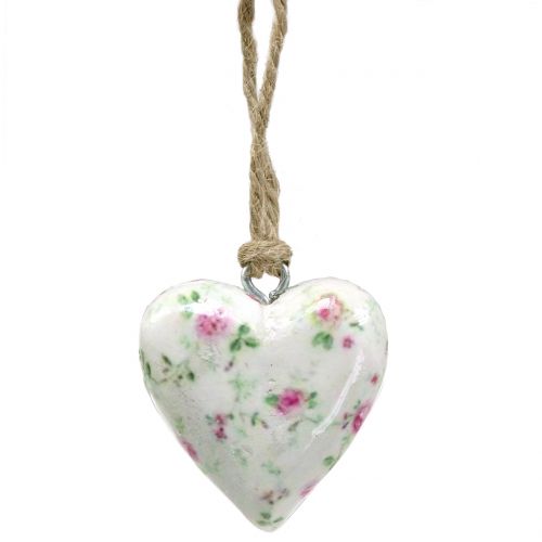 Floristik24 Cuore per rose pendenti 5 cm 12 pezzi
