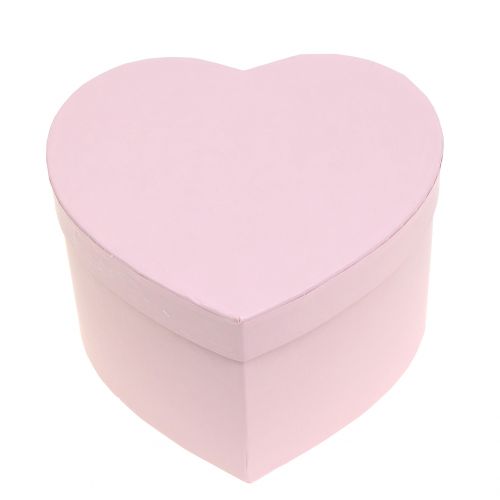 Floristik24 Fioriera cuore rosa 14/16cm 2pz