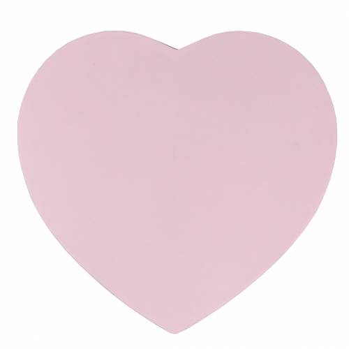 Floristik24 Fioriera cuore rosa Ø18/20cm set da 2