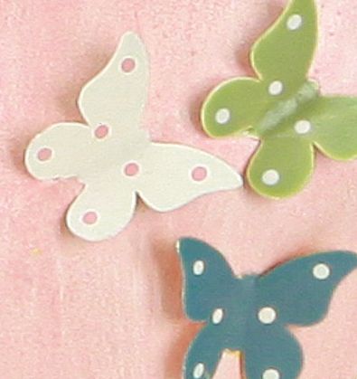 Prodotto Ciondoli decorativi a forma di cuore con farfalle per decorazioni primaverili, 10,5 cm, 3 pezzi