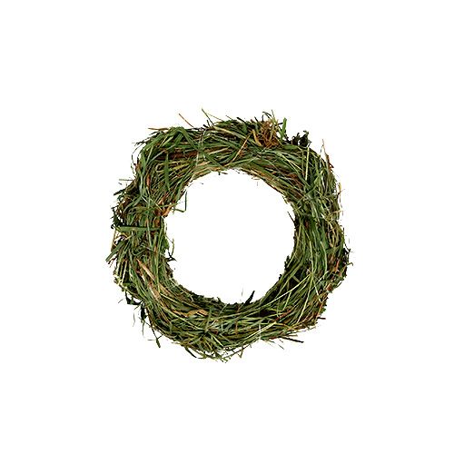 Floristik24 Ghirlande di fieno 18 cm Corona di fieno decorativa 5 pz