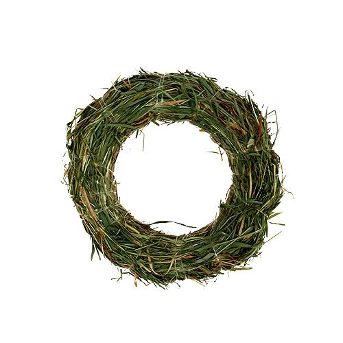 Floristik24 Corona di fieno naturale 21-22 cm 5 pz