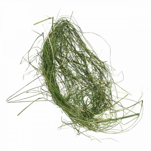 Polsino in struzzo verde erba polsino con decorazione a molla Ø20cm