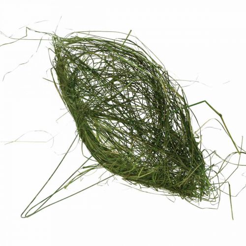 Floristik24 Polsino in erba polsino in struzzo verde decorazione a molla Ø20cm 6pz