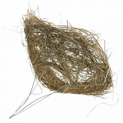 Floristik24 Bracciale bouquet natura bracciale in fieno Ø20cm 6pz