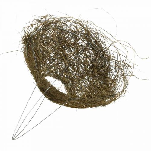 Floristik24 Polsino bouquet bouquet di fieno natura polsino Ø25cm 6pz