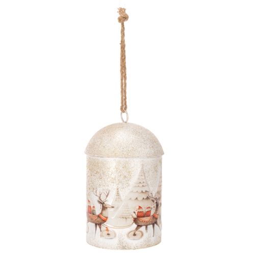 Campanulare con motivo natalizio da appendere, 26 cm