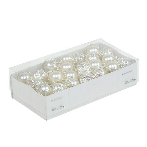 Floristik24 Perle decorative per matrimonio crema Ø13mm 48 pz