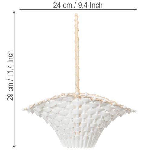 Cestino per damigella d'onore, 24 cm x 17 cm | Floristik24.it