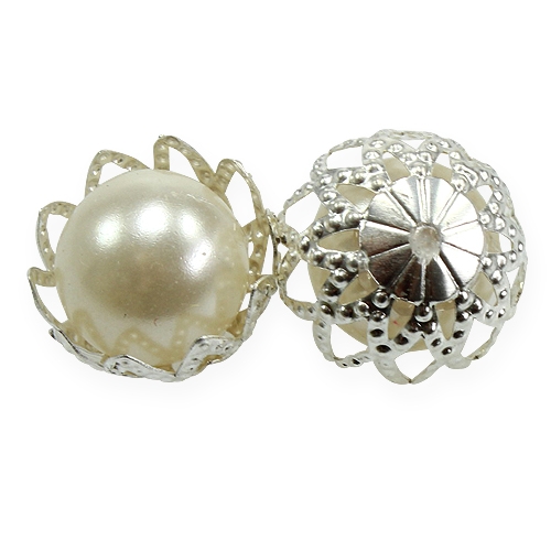 Floristik24 Perle decorative per matrimonio crema Ø13mm 48 pz