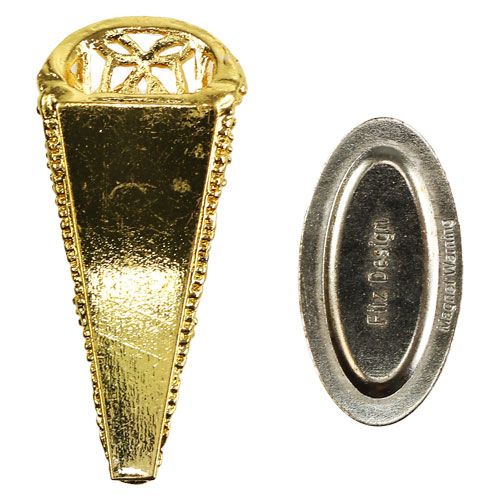 Prodotto Spilla da sposa con magnete oro 4,5 cm