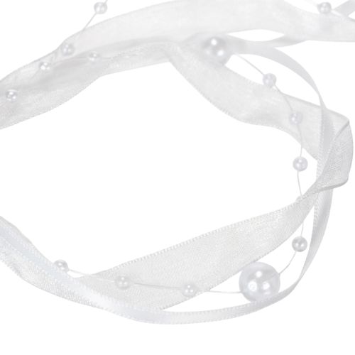 Prodotto Nastro da matrimonio bianco 20 mm 5 m