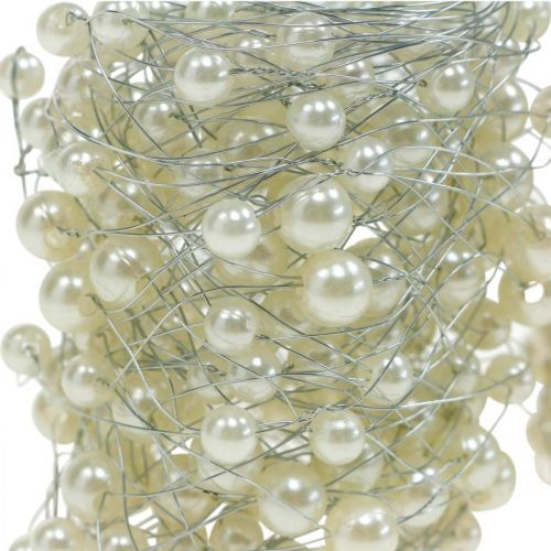 Prodotto Decorazione di nozze, filo di perle decorativo, ghirlanda con perle, filo decorativo 2,5 m 2 pezzi