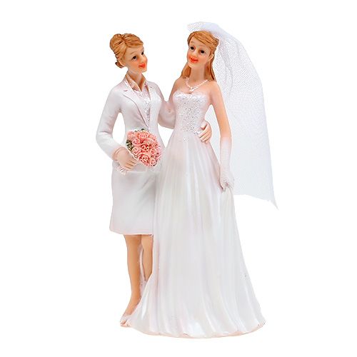 Figura di matrimonio coppia femminile 17cm