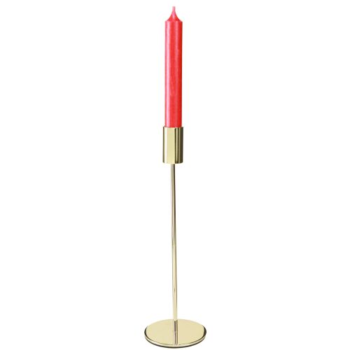 Prodotto Portacandele alto in metallo dorato, 27,5 cm, 4 pezzi