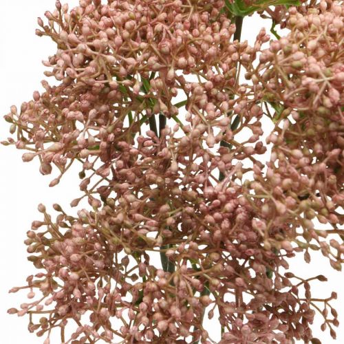 Prodotto Ramo di fiori rosa artificiali di sambuco 52 cm 4 pezzi