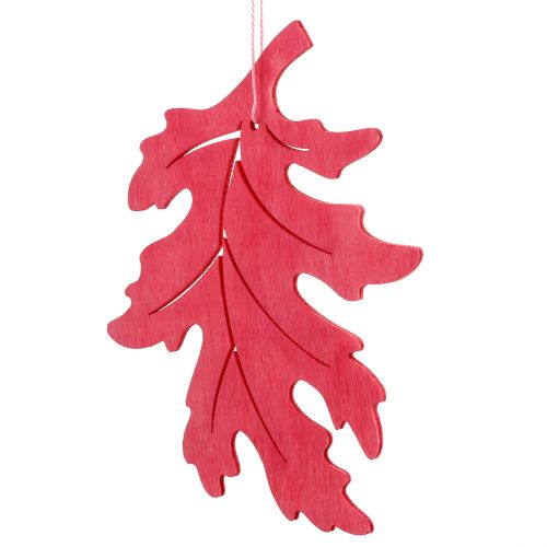 Floristik24 Mix di foglie di legno per appendere colori assortiti 15 cm 9 pezzi