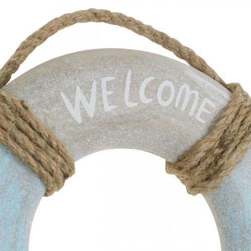 Floristik24 Marittimo Deco Salvagente Deco Nautico Legno Deco Ø30cm
