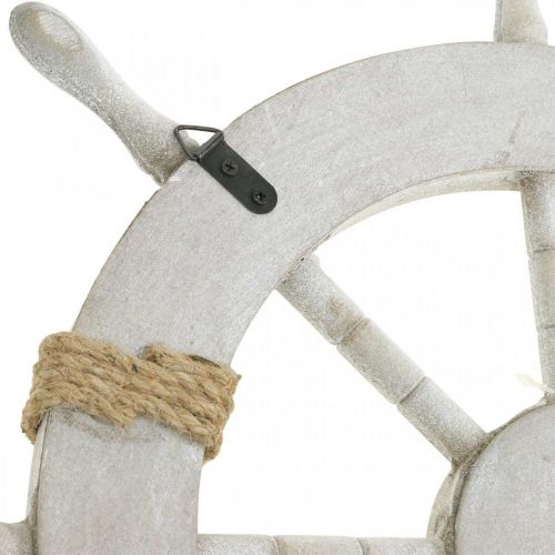 Floristik24 Volante in legno Decorazione nautica Decorazione murale marittima Ø45cm