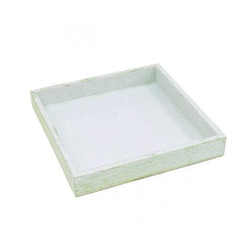 Floristik24 Sottobicchiere in legno, decorazione da tavola, vassoio per piantare 19×19 cm