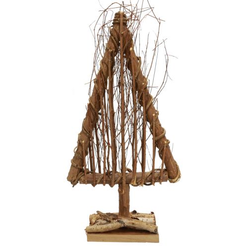 Floristik24 Decorazione per albero di Natale in legno decorazione in legno rami naturali di vite 25x10x50 cm