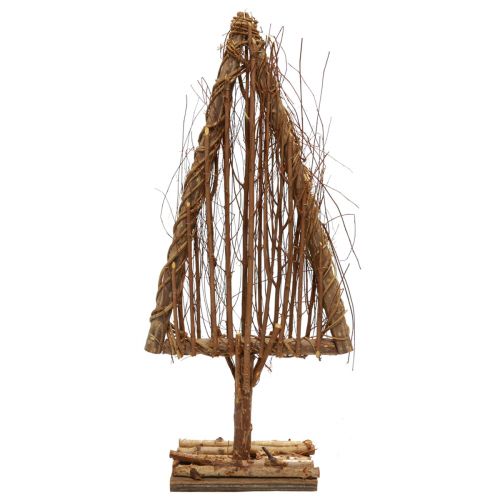 Decorazione per albero di Natale in legno decorazione in legno rami di vite 27,5x10x60 cm