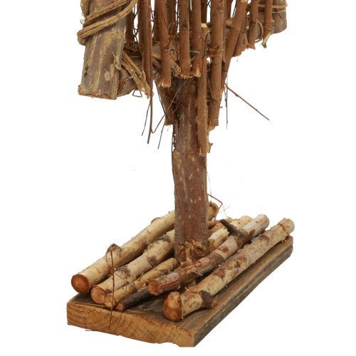 Prodotto Decorazione per albero di Natale in legno decorazione in legno rami di vite 27,5x10x60 cm