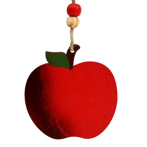 Floristik24 Crab apple da appendere 7cm rosso 24 pezzi