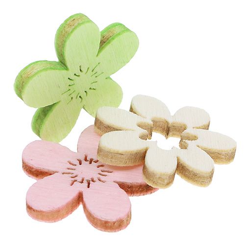 Floristik24 Fiore di legno Decorazione da controllare Ø2cm pastel ass. 144St